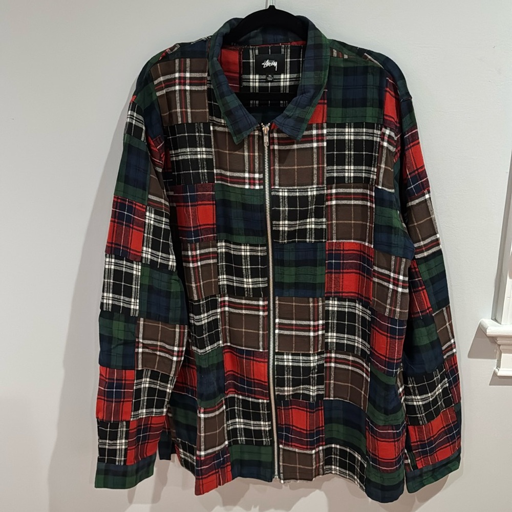 Stussy Patchwork Long sleeve Zip-Up